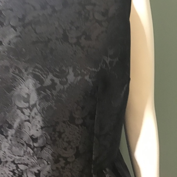 Black Jacquard Party Dress NWOT - Picture 2 of 6